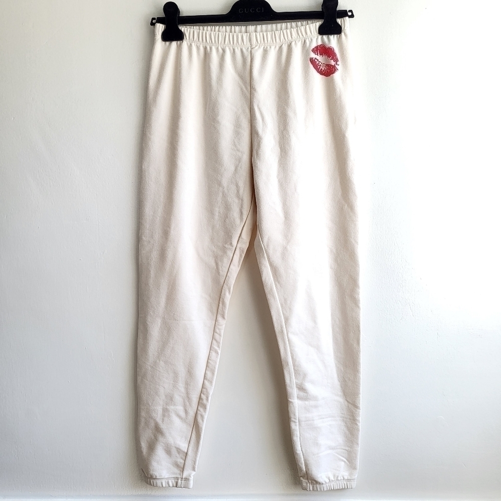 Wildfox Smooches Knox Pant Vanilla Jogger Sweatpants Sizes New Size Small